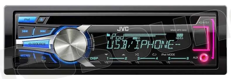 JVC KD-R751E Autoradio 1 din e 2 din Car stereo - Autoradio 1 e 2 D
