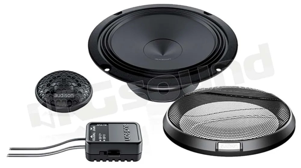 Audison APK 165 Kit a due vie 165mm con Woofer, Tweeter e Crossover