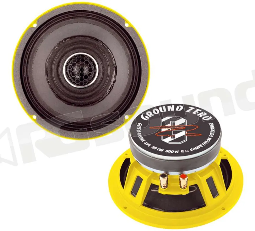 Ground Zero GZCF 8-4Coax-SPL coassiali high-end 20cm a due vie Coass