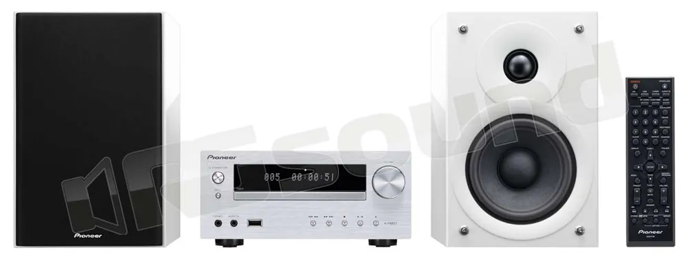 Pioneer X-HM51-W USB, Bluetooth e collegamento diretto iPod Diffusor