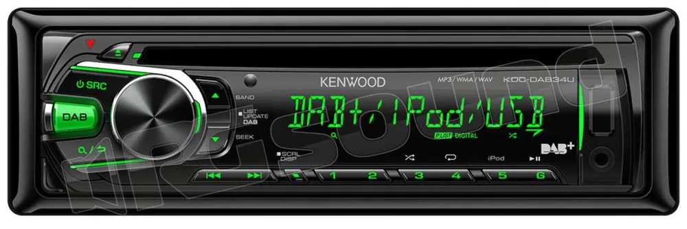 Kenwood KDC-DAB34U sintolettore DAB con antenna inclusa Autoradio 1