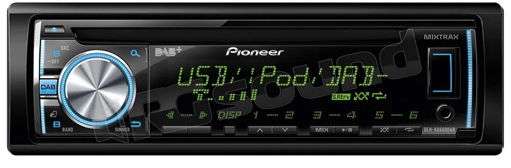Pioneer DEH-X6600DAB digitale DAB+ integrata Autoradio 1 din e 2 din