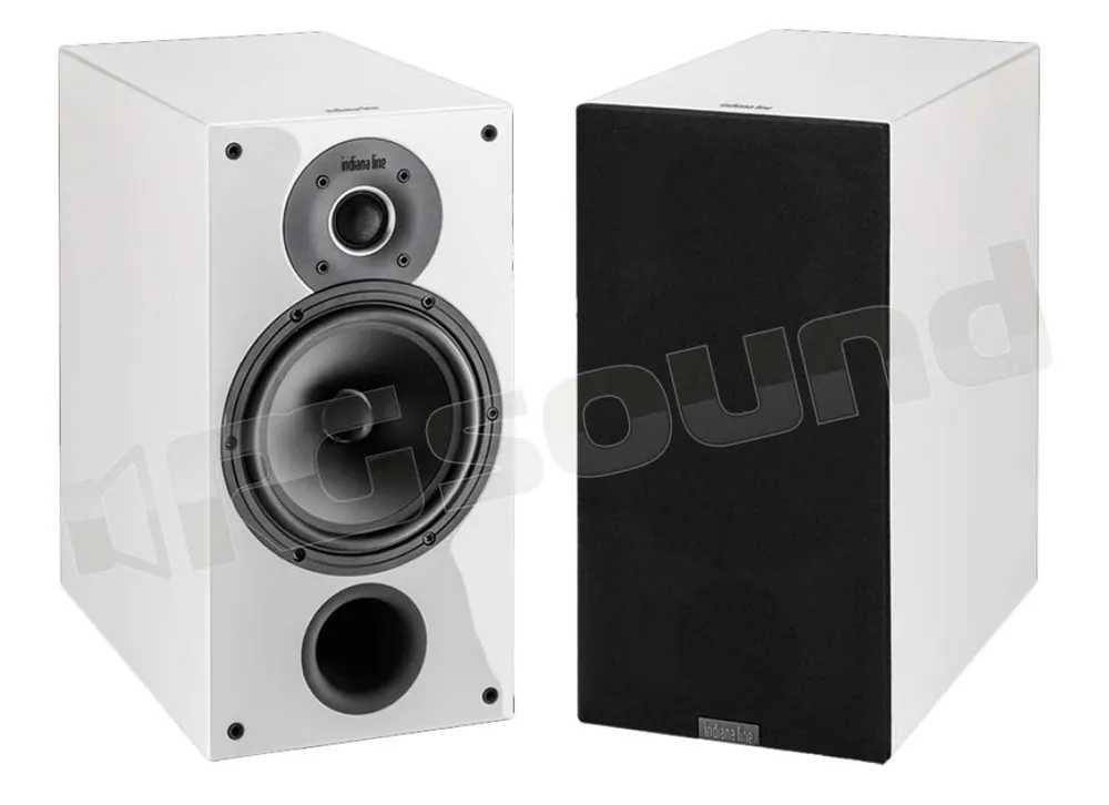 Indiana Line Tesi 262 LB high gloss bianco - diffusori da scaffale D