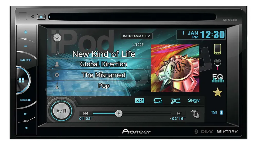 Pioneer AVH-X2600BT sintolettore CD DVD - Bluetooth - USB - compatibil