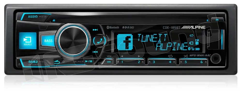 Alpine CDE-185BT CD - Bluetooth - iPod e iPhone Autoradio 1 din e 2