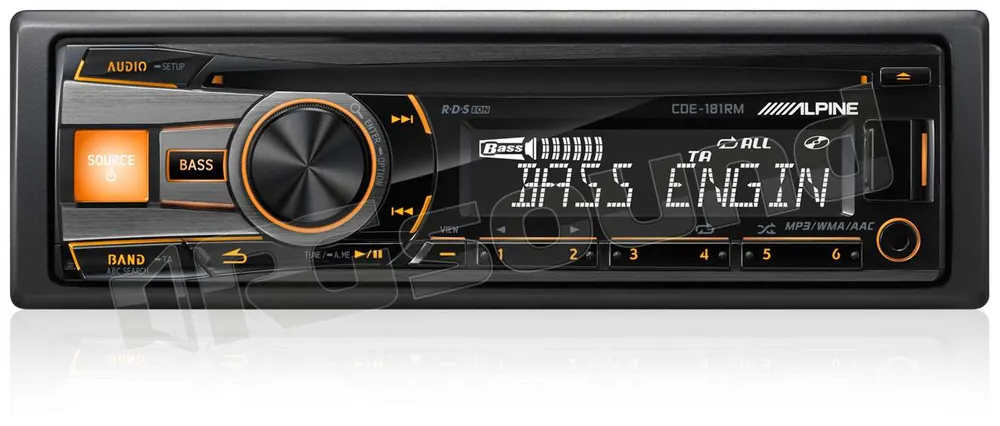 Alpine CDE-181RM made for iPod e iPhone - illuminazione ambra Autora