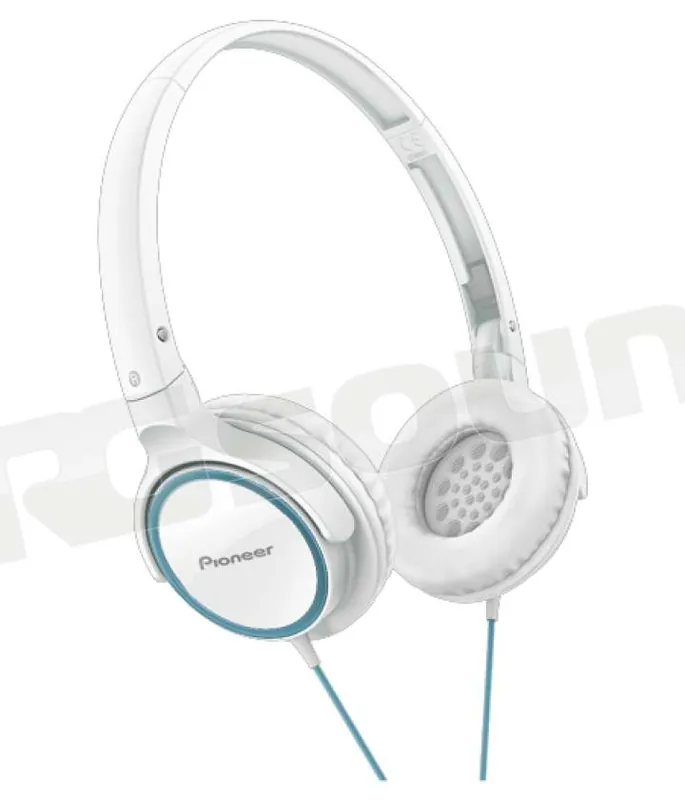 Pioneer SE-MJ512-GW Cuffie dinamiche colore bianco e azzurro Cuffie