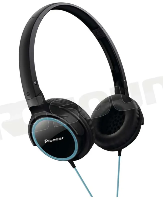 Pioneer SE-MJ512-GK Cuffie dinamiche colore nero e azzurro Cuffie au