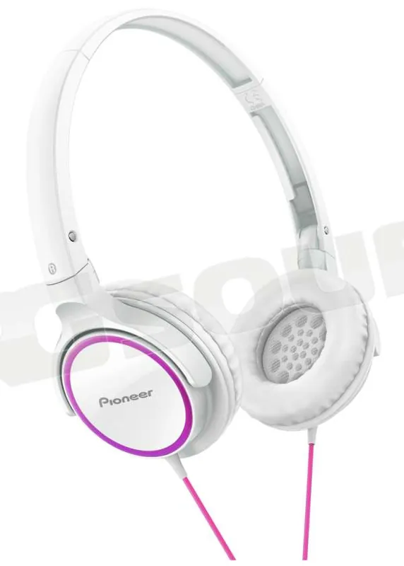 Pioneer SE-MJ512-PW Cuffie dinamiche colore bianco e fucsia Cuffie a