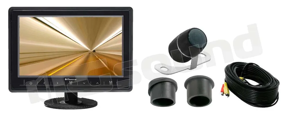Phonocar VM162 sistema retrovisivo con monitor 7” e accessori per mo