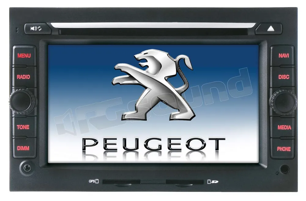 Phonocar VM089 per auto Peugeot Monitor auto 1 e 2 Din Car multimedi