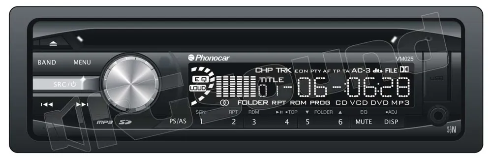 Phonocar VM025 Autoradio 1 din e 2 din Car stereo - Autoradio 1 e 2