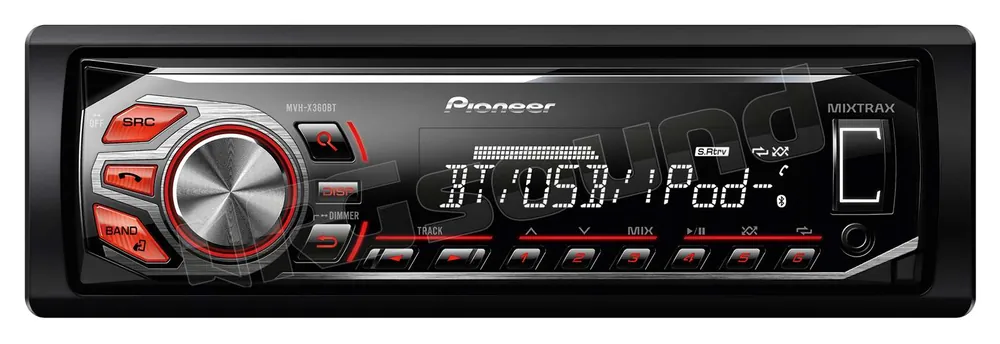 Pioneer MVH-X360BT Autoradio 1 din e 2 din Car stereo - Autoradio 1