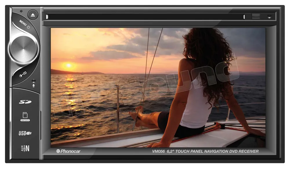 Phonocar VM056 DVD, navigazione iGo Primo, Bluetooth e ingressi USB-Sd