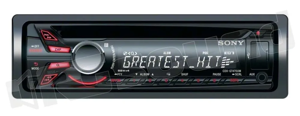 Sony CDX-GT470UM Autoradio 1 din e 2 din Car stereo - Autoradio 1 e