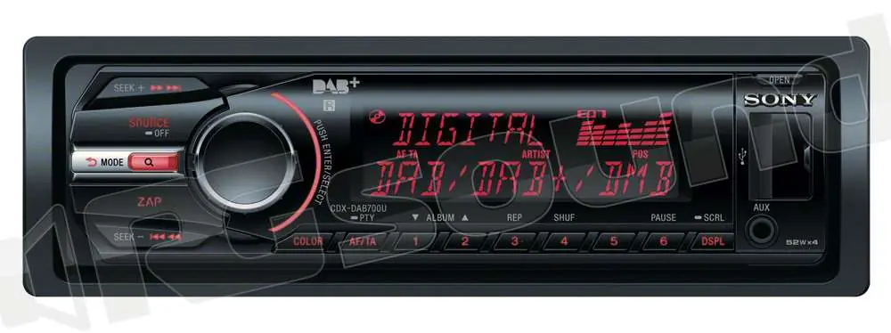 Sony CDX-DAB700U Autoradio 1 din e 2 din Car stereo - Autoradio 1 e