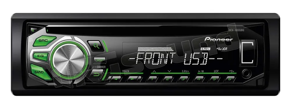 Pioneer DEH-1600UBG Autoradio 1 din e 2 din Car stereo - Autoradio