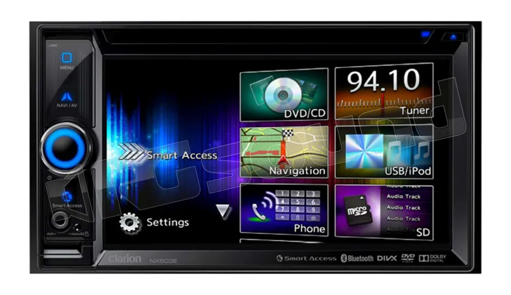 Clarion NX503E monitor doppio din con lettore DVD, USB, navigazione Eu