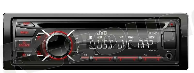 JVC KD-R441E Sintolettore CD 1-DIN Autoradio 1 din e 2 din Car stere