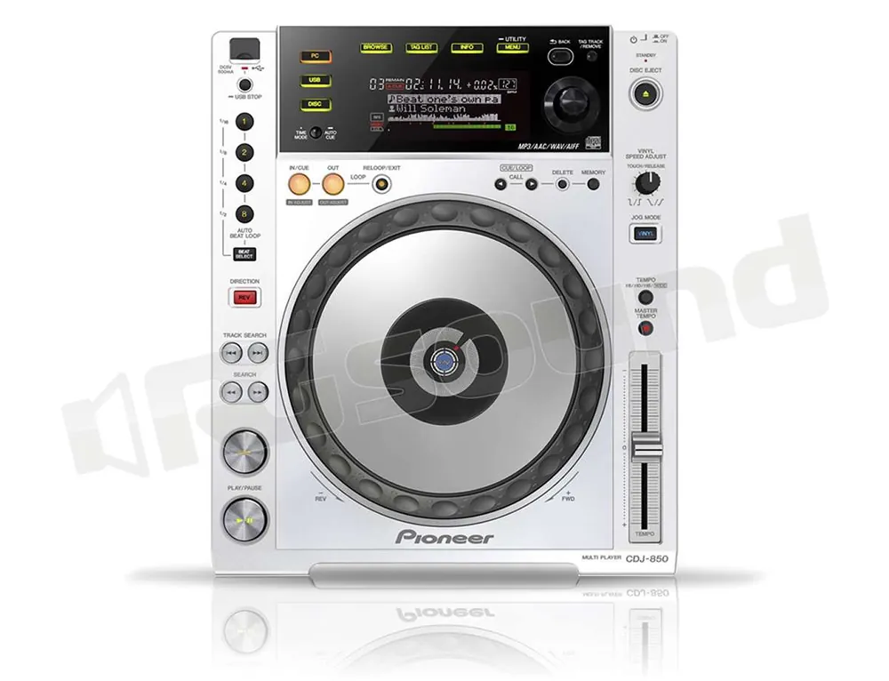 Pioneer DJ CDJ-850-W Deck digitale con manopola - Bianco Prodotti pr