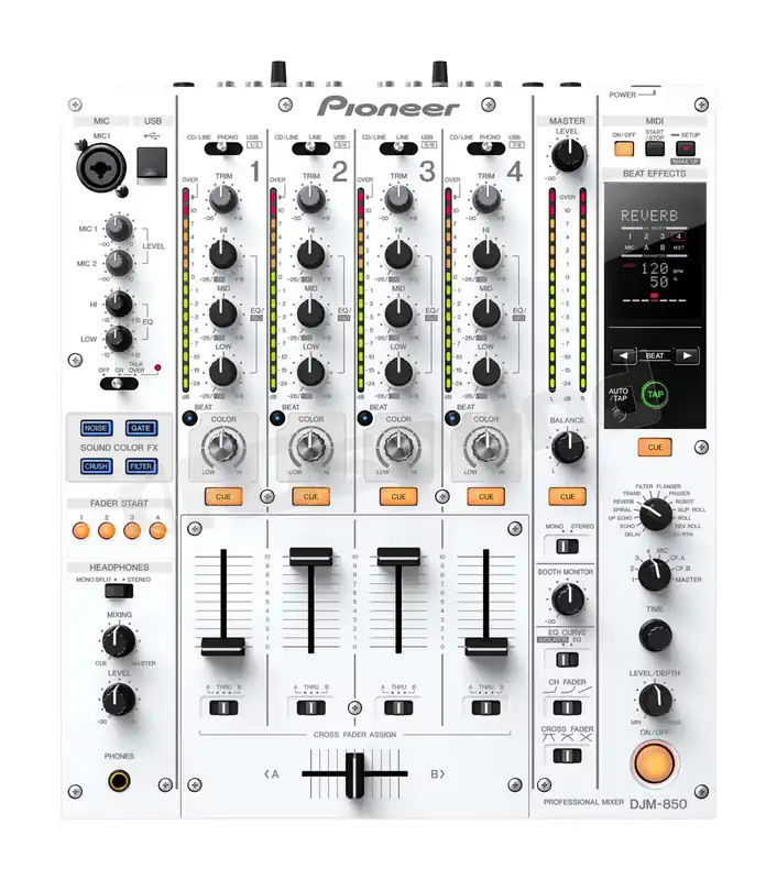 Pioneer DJ DJM-850-W 4 Channel Digital Mixer (White) Prodotti profes