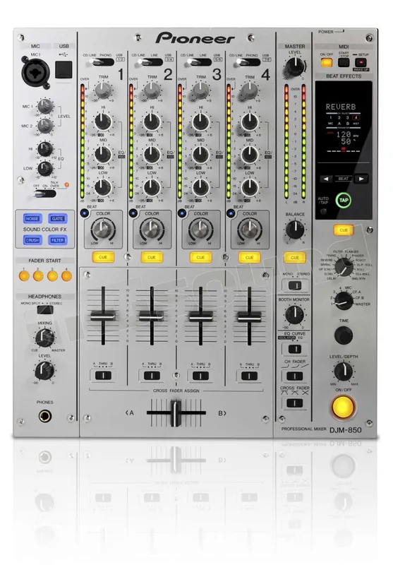 Pioneer DJ DJM-850-S 4 Channel Digital Mixer (Silver) Prodotti profe