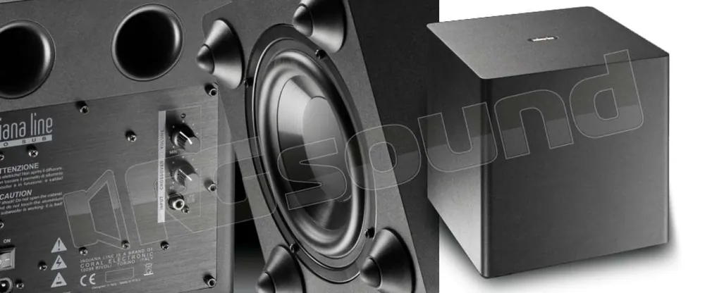 Indiana Line Mio Sub subwoofer attivo Diffusori Home e Home Theatre
