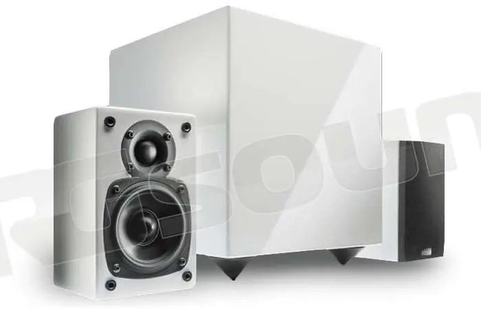 Indiana Line Mio Kit bianco high gloss - Sistema amplificato 2.1 Dif