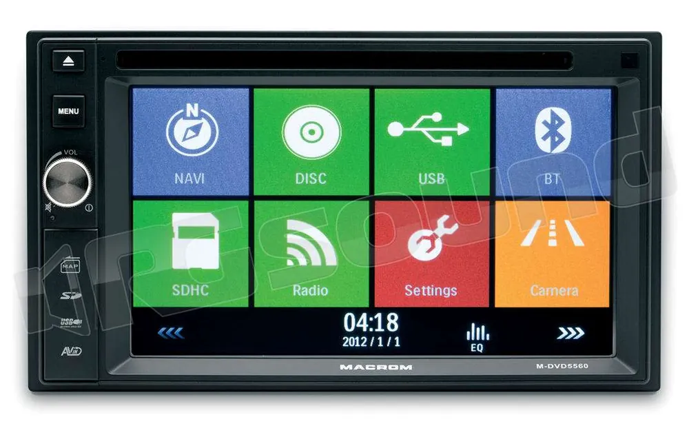 Macrom M-DVD5560 R DVD USB SD con navigatore e bluetooth Monitor aut