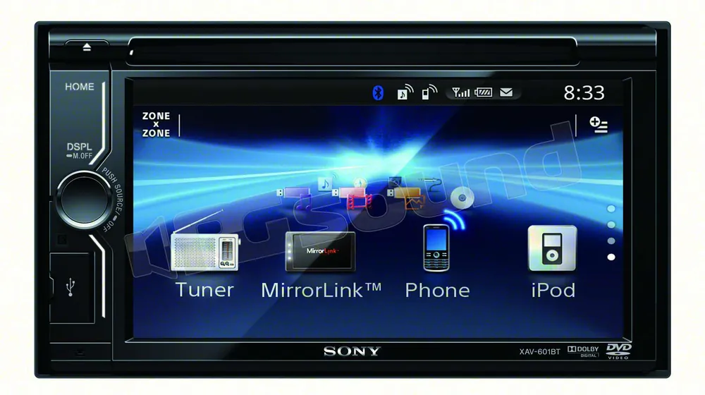 Sony XAV-601BT Monitor auto 1 e 2 Din Car multimedia - Monitor auto