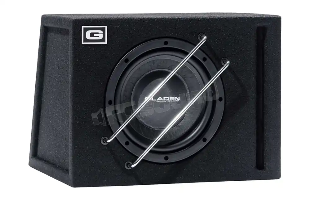 Gladen RS 08 VB sub 20cm RS 08 in cassa Subwoofer - Subwoofer in cas