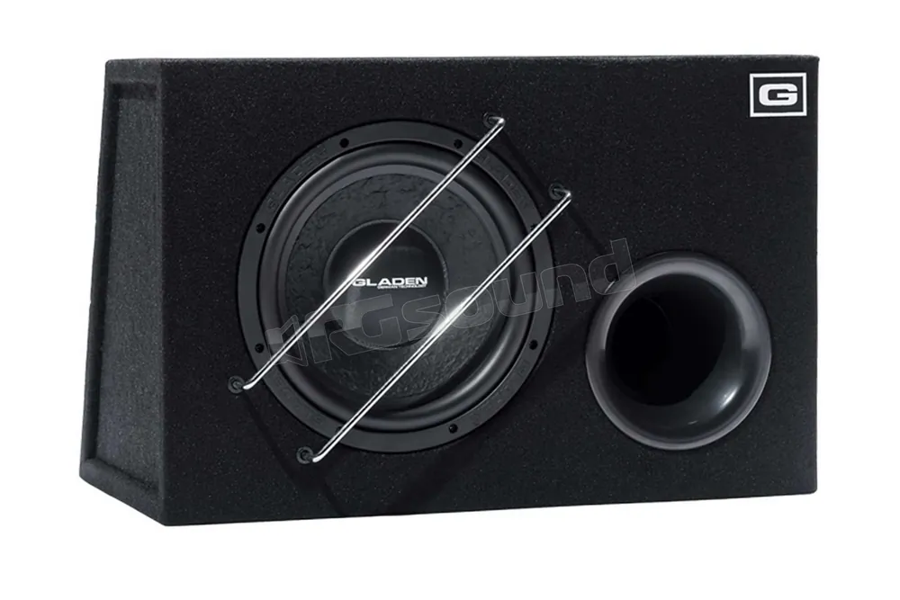 Gladen RS 10 VB sub 25cm RS 10 in cassa Subwoofer - Subwoofer in cas