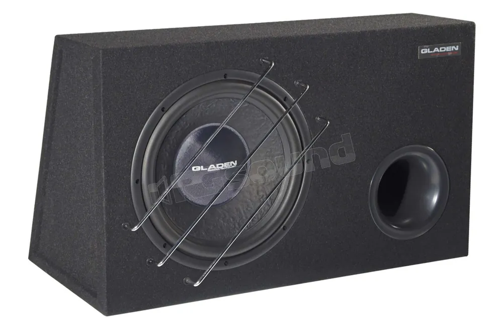 Gladen RS 12 VB sub 30cm RS 12 in cassa Subwoofer - Subwoofer in cas