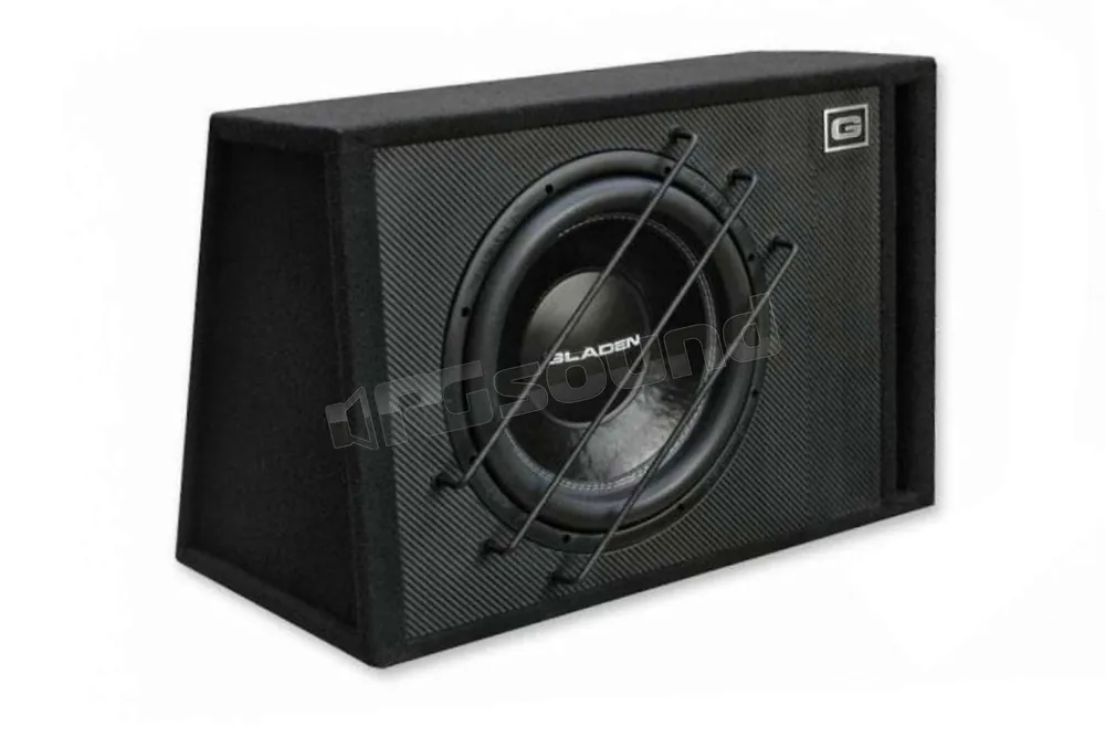 Gladen SQX 10 VB sub 25cm in cassa ventilata Subwoofer - Subwoofer i
