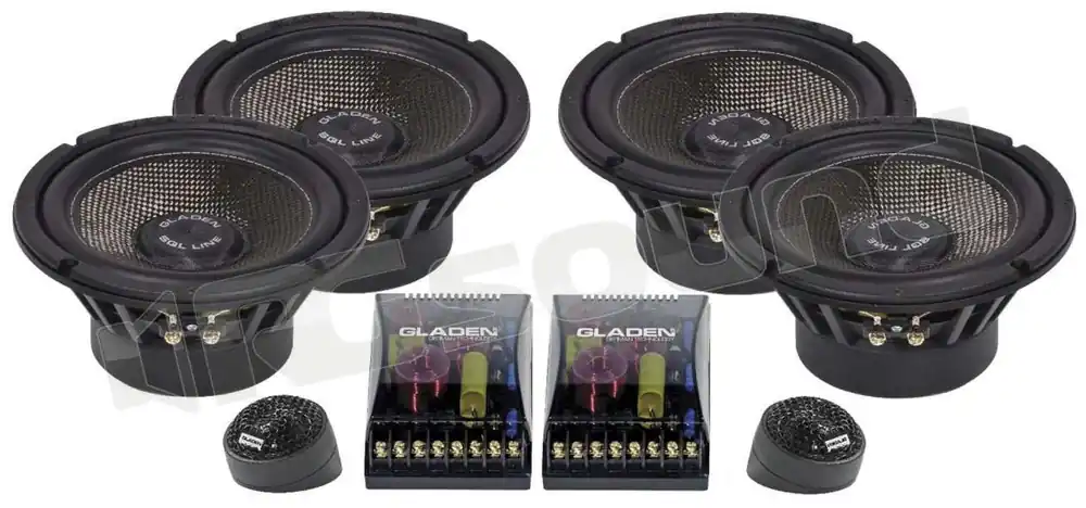 Gladen SQL 165 DUAL Sistemi altoparlanti - Kit altoparlanti a 2 vie
