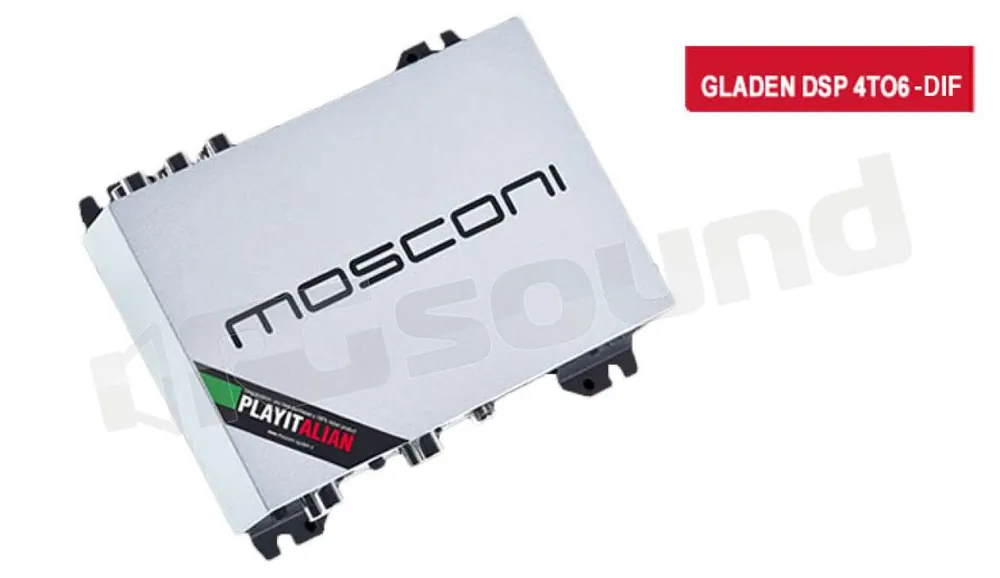 Mosconi DSP 4to6 DIF Processore di segnale digitale a 4 ingressi e 6 u