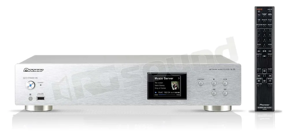 Pioneer N-30-S Lettore Network Audio colore argento Diffusori Home e