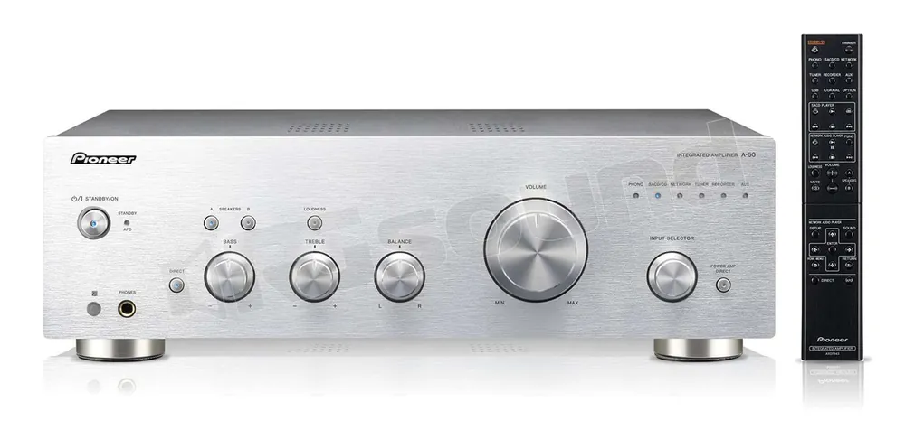 Pioneer A-50-S stereofonico Classe D 180W - Colore argento Diffusori