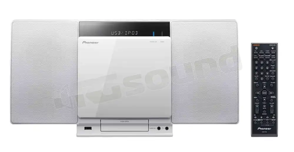 Pioneer X-SMC00-W iPod/iPhone, USB, CD Diffusori Home e Home Theatr