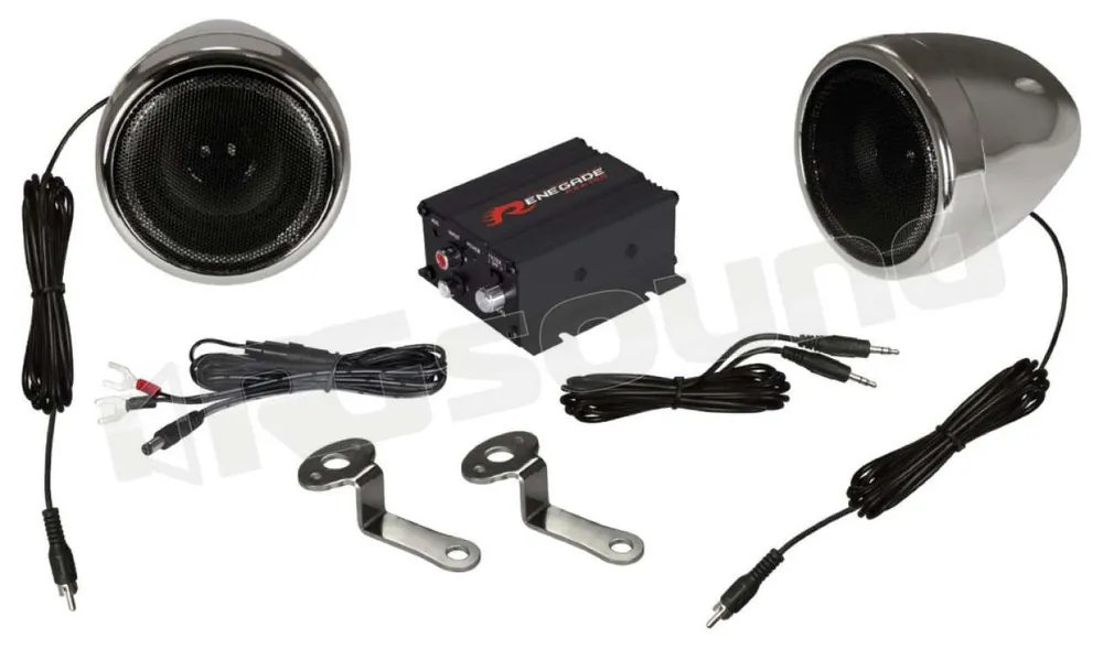 Renegade RXA100C altoparlanti + amplificatore + accessori per moto e s