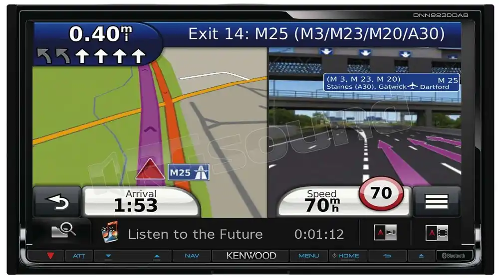 Kenwood DNN9230DAB Navigazione - BT - Tuner DAB e Wi-Fi integrato Mo