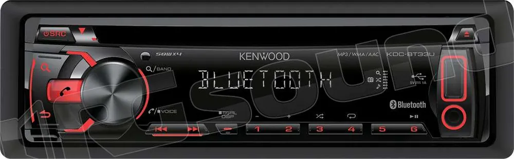 Kenwood KDC-BT43U Sintolettore CD/USB con controllo diretto iPod e Blu