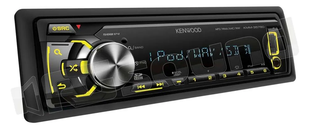 Kenwood KMM-357SD Sintolettore digitale con slot SD Autoradio 1 din