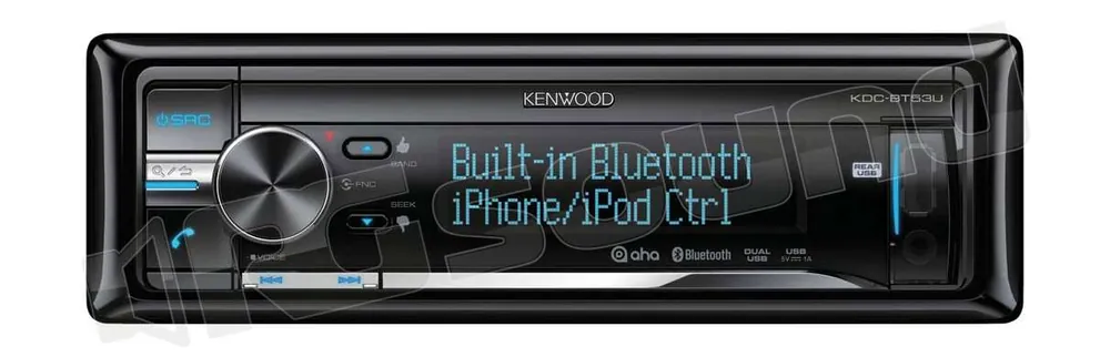 Kenwood KDC-BT53U CD/USB - iPod e Bluetooth Autoradio 1 din e 2 din