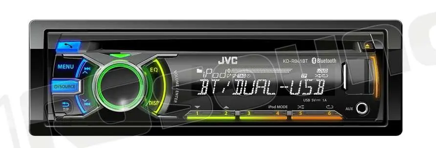 JVC KD-R841BT Sintolettore CD 1-DIN Autoradio 1 din e 2 din Car ster
