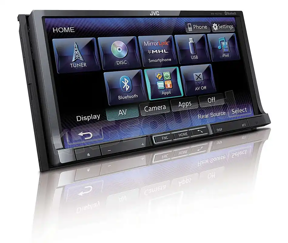 JVC KW-NSX700 Mirrorlink Monitor auto 1 e 2 Din Car multimedia - Mon