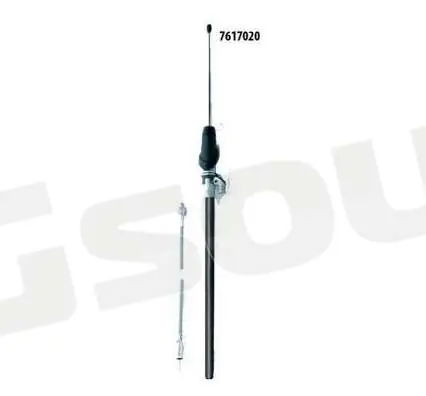 Calearo 7617020 Antenna telescopica per Volkswagen Antenne - AM / FM
