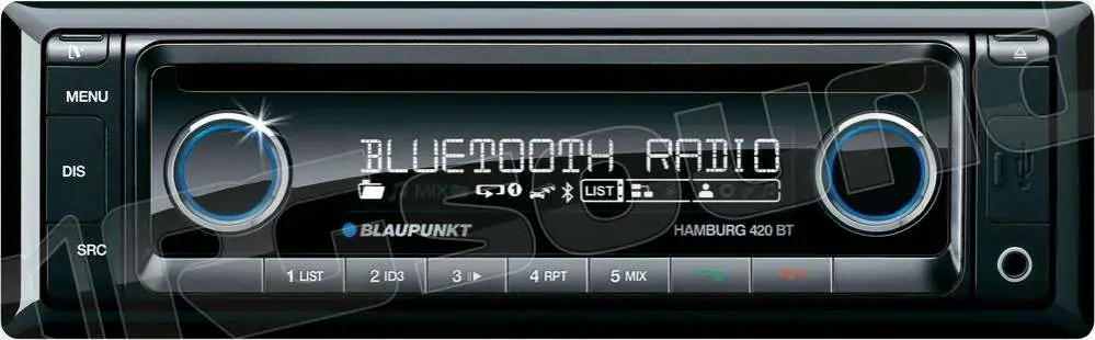Blaupunkt Hamburg 420 BT Autoradio 1 din e 2 din Car stereo - Autor