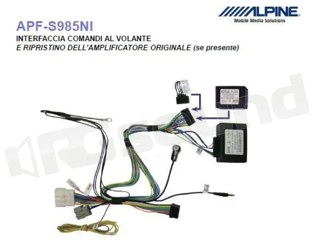 Alpine APF-S985NI NISSAN JUKE - QASHQAI - NOTE - X-TRAIL - NAVARRA