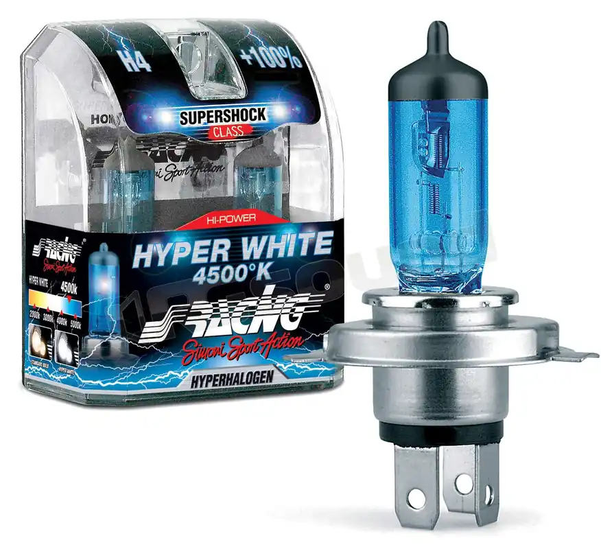 Simoni Racing HW/H1 Hyper White 4500K H1 Illuminazione - Lampadine a